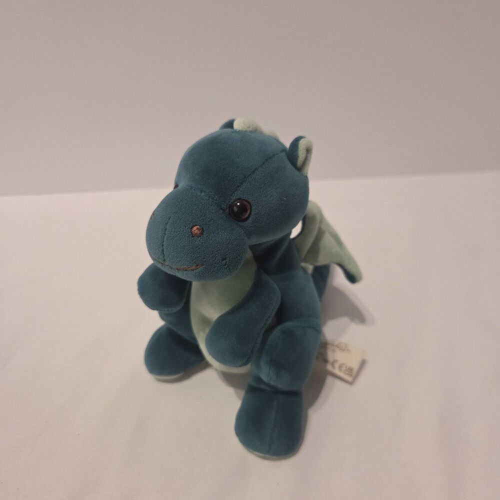 Bukowski Baby Drago Forest Dark Green Dragon Plush Small 6"